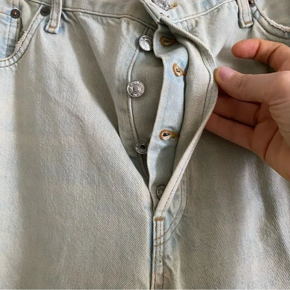 RE/DONE 90’s high rise distressed jeans NEW